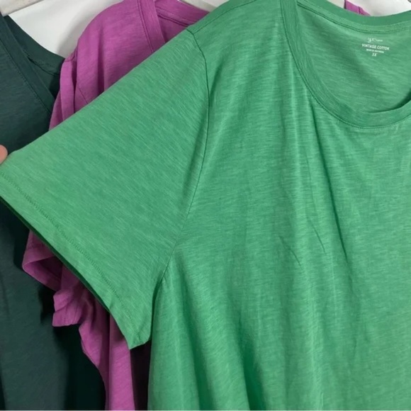 NWT J. Crew 3X Vintage cotton crewneck T-shirt 0535 LOT OF 3 - Picture 5 of 15